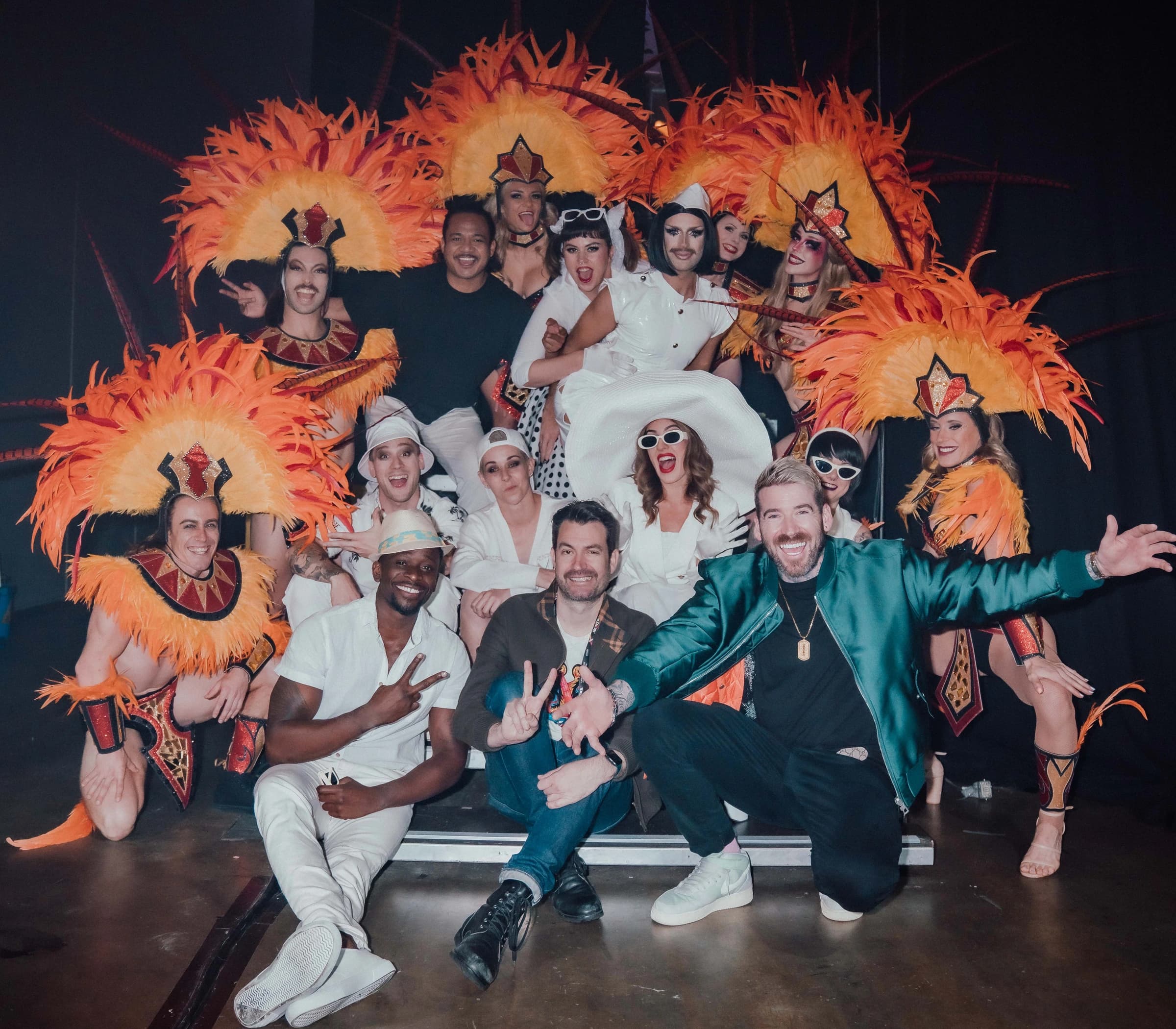 Kevin Mack with the Babylon Live cast